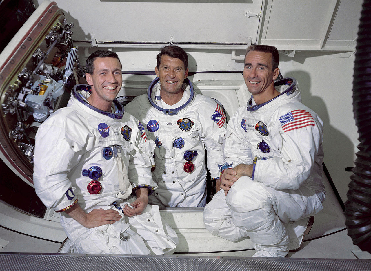 Apollo 7 Crew, Don F. Eisele, Walter M. Schirra Jr., Walter Cunningham, 22. Mai 1968