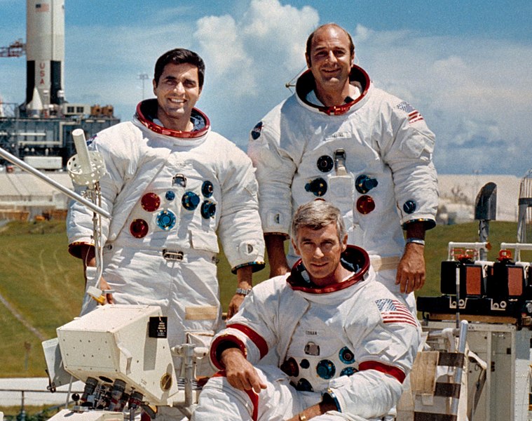 Apollo 17 Crew: Eugene A. Cernan, Ronald E. Evans, Harrison H. Schmitt